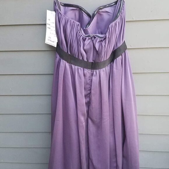 Bari Jay Plum Long Bridesmaid/ MOB Dress - NWT - Picture 4 of 6